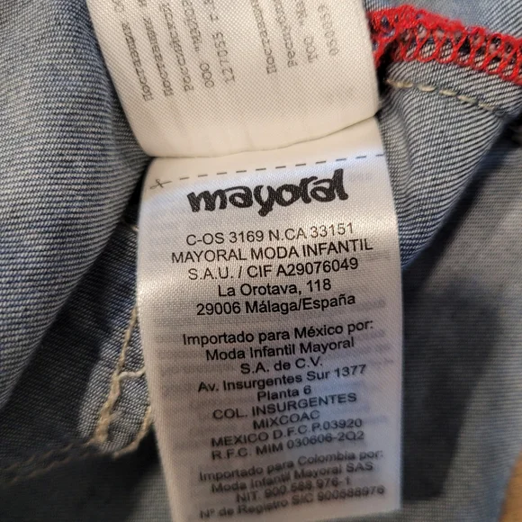 Mayoral Baby Overalls Unisex 4-6months - Picture 9 of 10